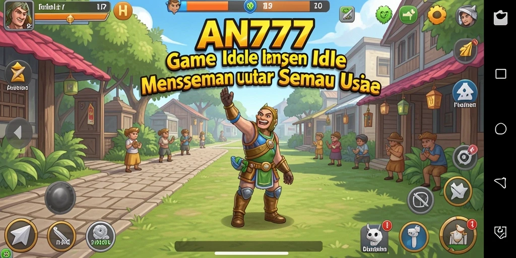 Tampilan gameplay AN777 yang menyenangkan dan penuh warna.