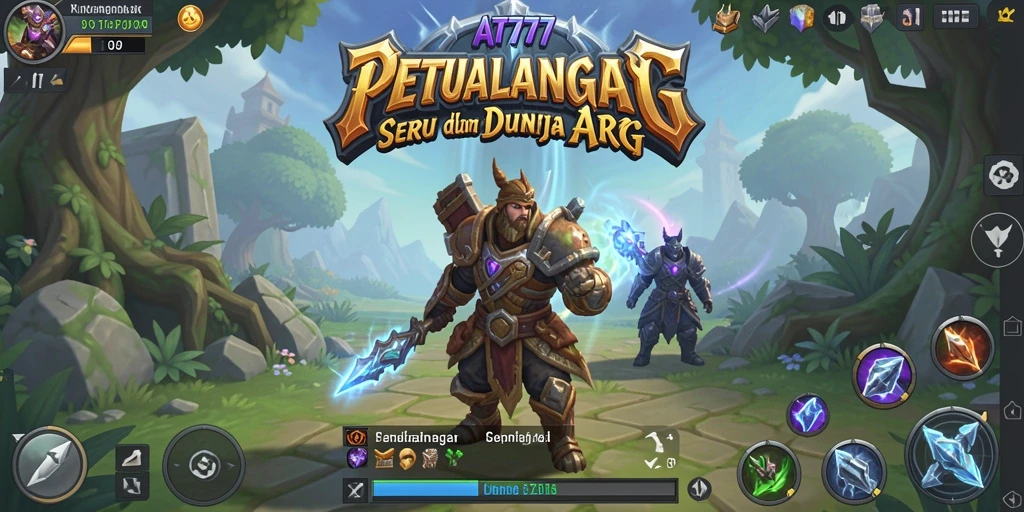 Tampilan gameplay seru dan dinamis di AT777.