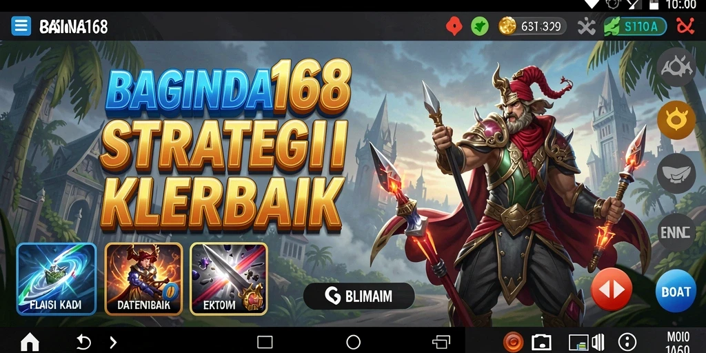Screenshot menampilkan pertempuran strategi yang intens dalam BAGINDA168.
