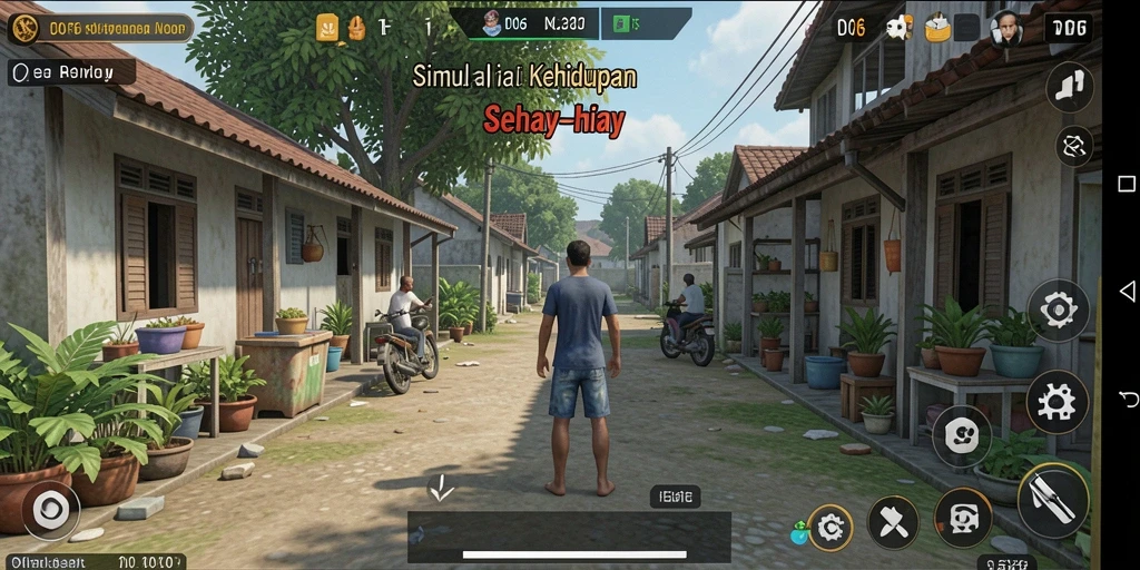 Screenshot menampilkan gameplay D06 yang menarik dan interaktif.