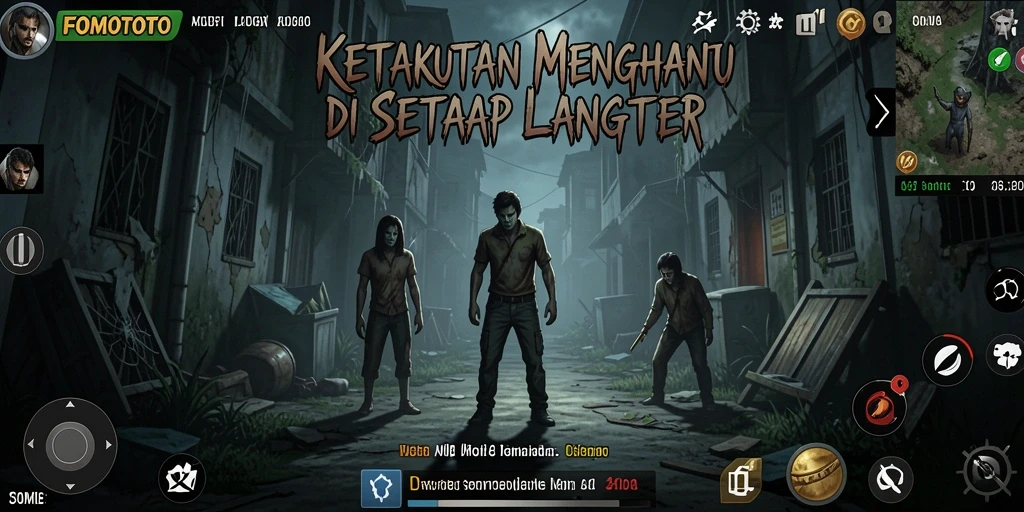Gameplay <strong>FOMOTOTO</strong> yang mencekam dan menakutkan.