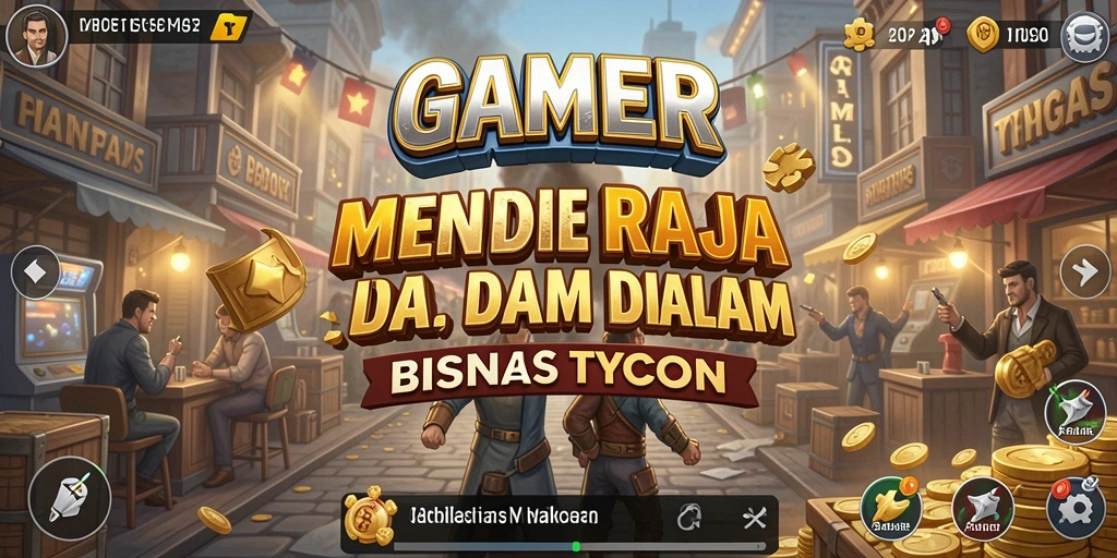 Tampilan dinamis dari gameplay GAMERP yang seru dan menarik.