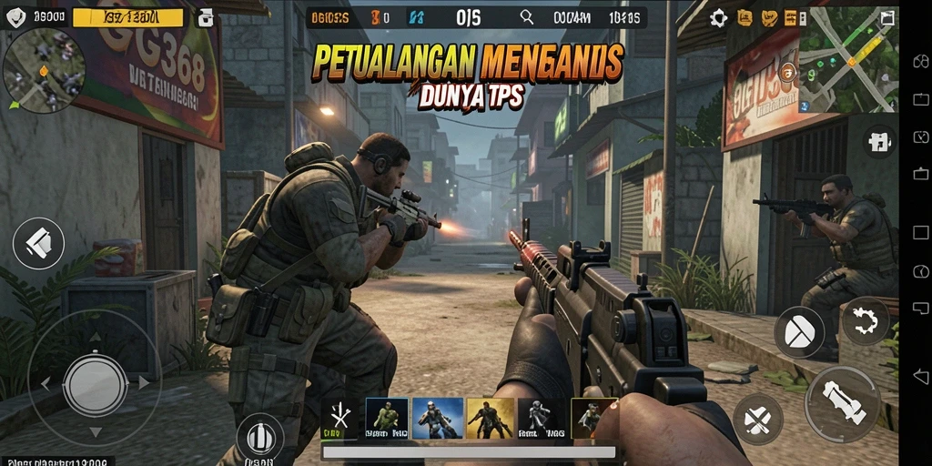 Tampilan menarik dari gameplay GG368 dalam aksi TPS yang seru.