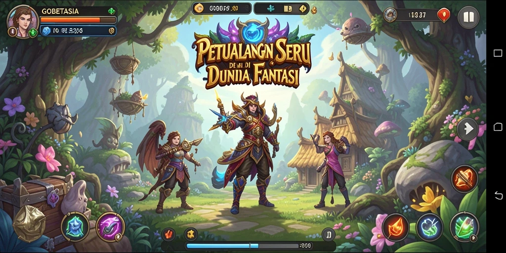 Tampilan menarik saat menjelajahi dunia <strong>GOBETASIA</strong> yang penuh petualangan.