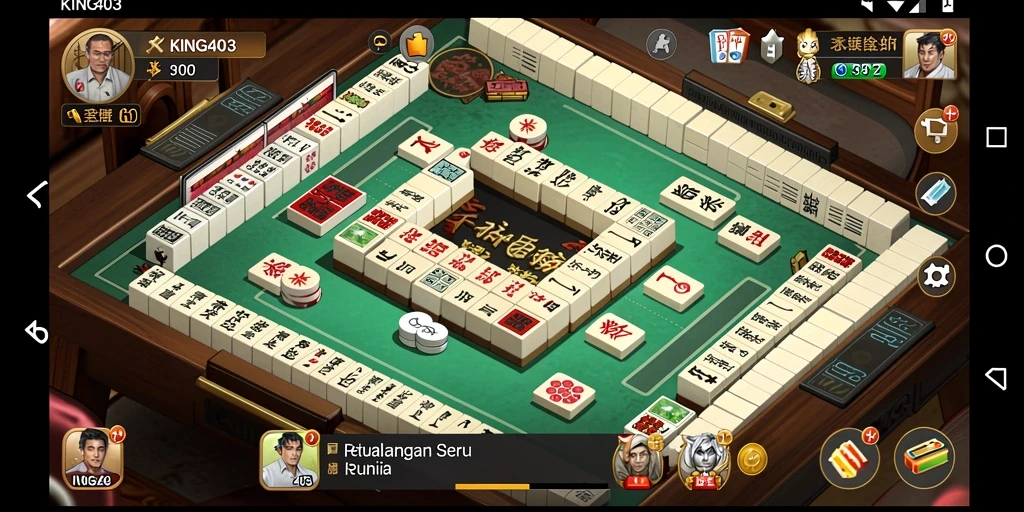 Tampilan menarik saat bermain Mahjong di KING403.