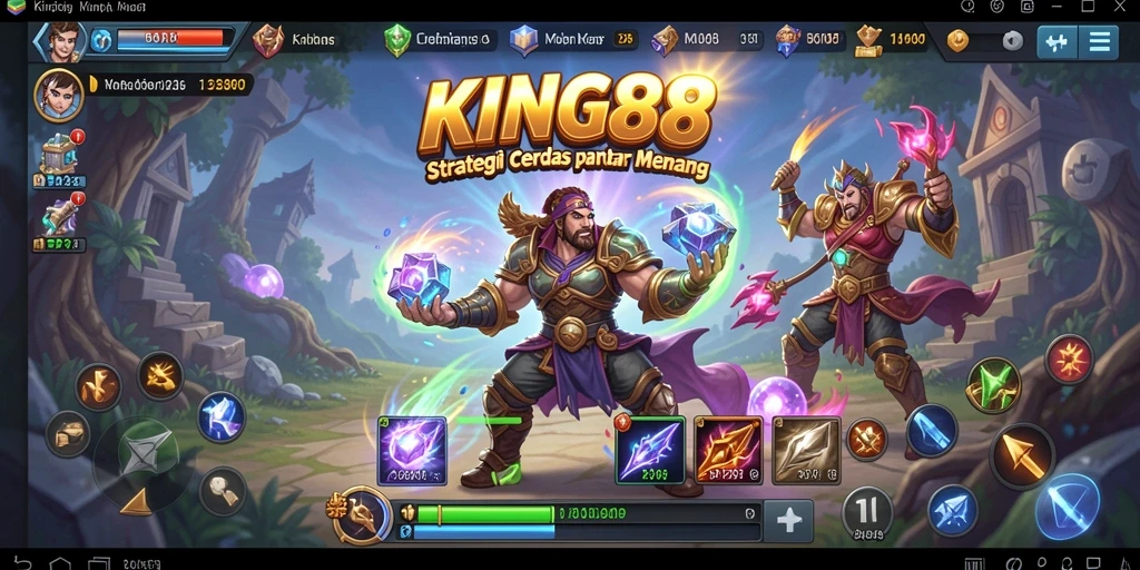 Tampilan gameplay yang menantang dan strategi mendalam