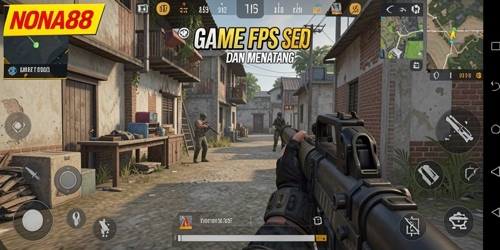 Tampilan gameplay NONA88 yang penuh aksi dan menegangkan.