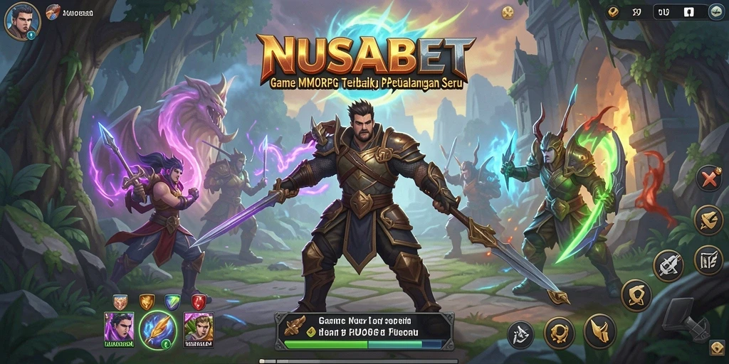 Tampilan gameplay NUSABET yang menakjubkan dan mendebarkan.