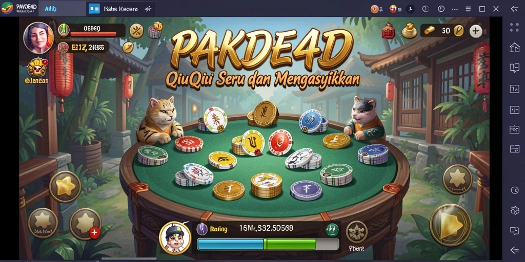 Tampilan gameplay yang seru di PAKDE4D dengan teman-teman.