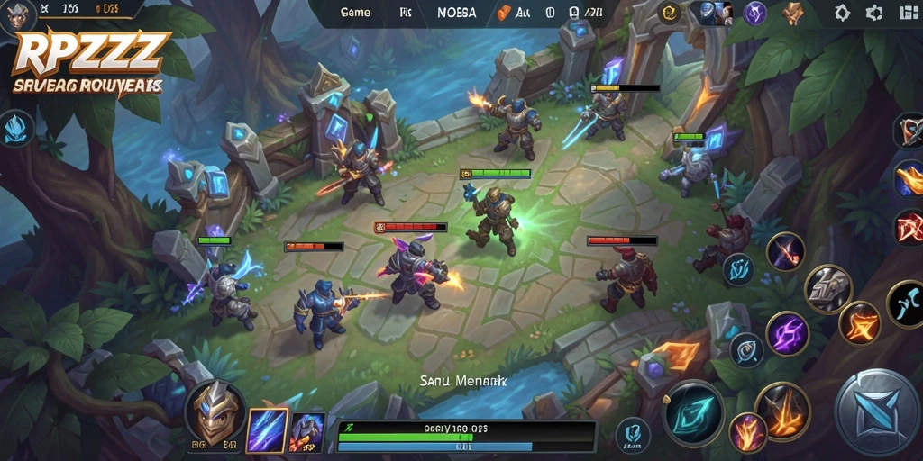 Tampilan gameplay RPZZZ yang seru dan kompetitif.