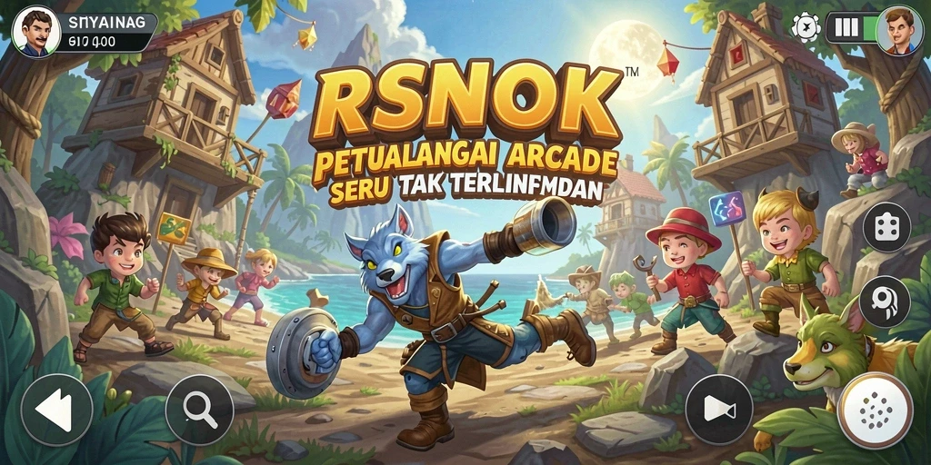 Gameplay seru RSNOK dengan rintangan menantang.