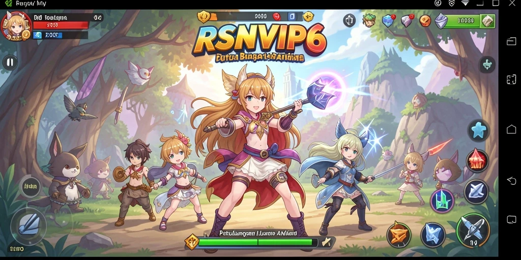 Tampilan gameplay RSNVIP6 yang menakjubkan dan penuh warna.