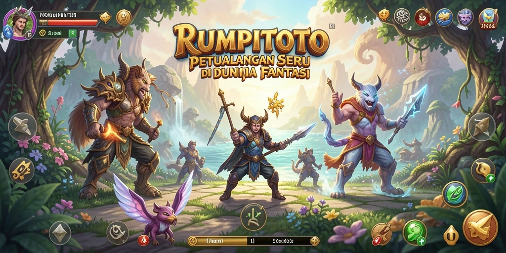 Screenshot gameplay RUMPITOTO menunjukkan aksi petualangan yang mendebarkan.