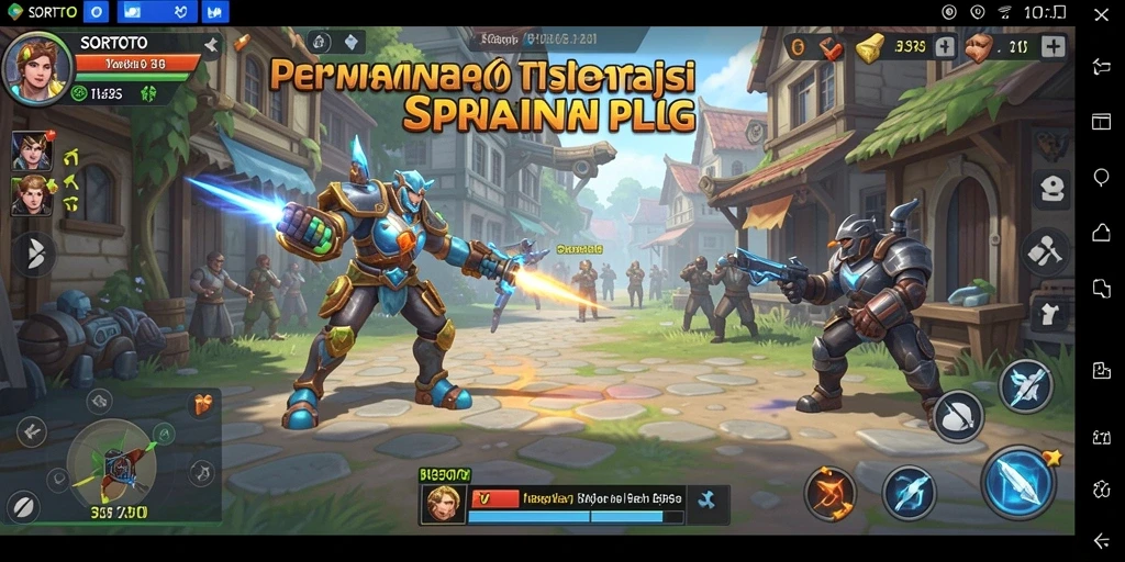 Screenshot yang menampilkan aksi mendebarkan dalam gameplay SORTOTO.