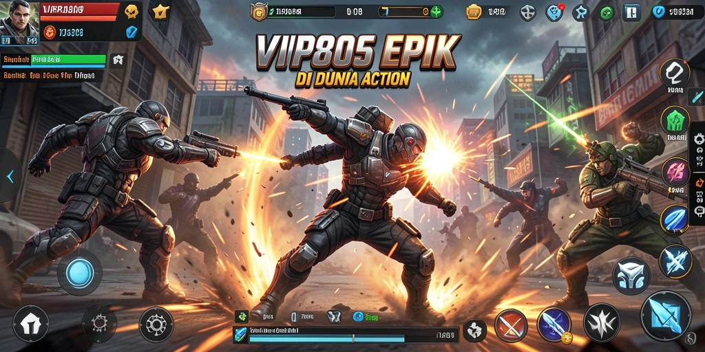 Gameplay VIP805 yang penuh aksi dan intens.