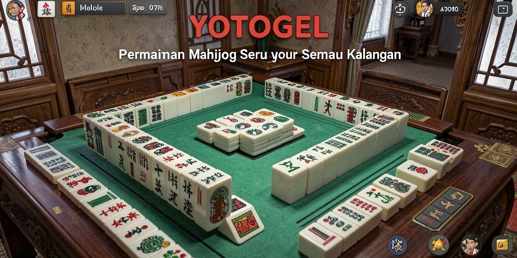 Tampilan gameplay Mahjong yang menarik dan menantang.